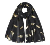 Generico Pashmina Donna N a Piccola Sciarpa da donna Sciarpe regalo Scialle Sciarpa morbida e leggera Sciarpa regalo con scialle avvolgente con stampa floreale retrò Sciarpa (Black, One Size)