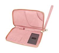 Generico Passport Holder, PU Leather Waterproof Wallet Organizer with Multi-Card Slot, Portable Ticket Document Storage Purse for Men Women Vacation Business Trip International Companion