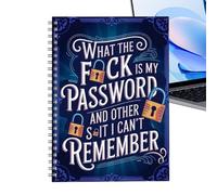 Generico Password Keeper Book, Spiral Notebook for Important Information and Login Management, Ideal for Seniors, Grandparents, Parents, Youth, Students, and Family Organization