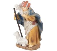 Generico Pastorello con Pecore in Resina 15 cm