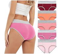 Generico Patchwork Donne Bikini Knickers Underpants Colore Slip Solidi Panties Biancheria Intima (Multicolor, XXXXXL)