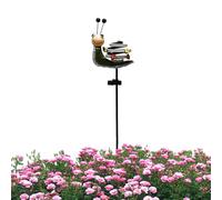 Generico Pathway Lights Solar Powered - Frog Snail | Waterproof outdoor garden decor yard 2-Pack Resin Animal Statues for Lawn House Porch Walkway Driveway Sidewalk Pool Ground