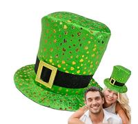 Generico Patrick’s Day Hat - Cappello Green Leprechaun Con Barba | Top Irlandese Sky Sky Starry Per Adulti - Accessorio Di Costume Da Festa Divertente Per Festival, Incontri E Celebrazioni