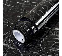 Generico Pattern Marmo Acqua- Antiumidità Rimosso Autoadesivo Tappezzeria Peel Stick Adesivi per Pareti in PVC Soggiorno Bagno Cucina Contapiano