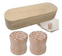Generico Pattern Weights, Round Wooden Sewing Weights, Dressmaking Cloth, Sample Cutting Tools for Sewing Accessories, 7.01x2.17x1.5 Inches Paperweights for Writing And Drawing Projects