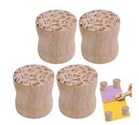 Generico Pattern Weights, Round Wooden Sewing Weights, Dressmaking Cloth, Sample Cutting Tools for Sewing Accessories, 7.01x2.17x1.5 Inches Paperweights for Writing And Drawing Projects
