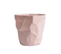 Generico Pattumiera irregolare for rifiuti da bagno, pattumiera for la spazzatura domestica, compatibile con cucina(L,Pink)