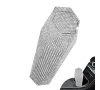 Genérico Pattumiera per auto - Contenitore con coperchio e pietreria per interni - Cestino per auto, per camion SUV furgoni camper guida viaggio viaggio su strada