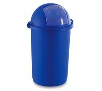 Generico PATTUMIERA PUSH BLU 50LT
