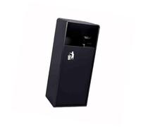 Generico Pattumiera verticale esterni, pattumiera grande capacità e posacenere pavimento, for marciapiedi, hotel, uffici, giardini, aree panoramiche(Color 2,32x25x76cm)