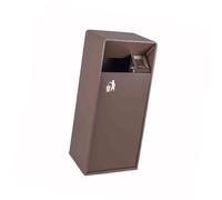 Generico Pattumiera verticale esterni, pattumiera grande capacità e posacenere pavimento, for marciapiedi, hotel, uffici, giardini, aree panoramiche(Color 5,36x28x88cm)