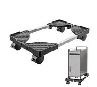 Generico PC Ständer | CPU Ständer mit Rollen | Mobiler Halterungswagen für Computer Mainframe | Verstellbarer PC Halter für Home Office, Büro, Schreibtisch, leichter Transport