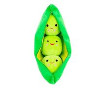 Generico Pea Pod Pillow - Adorable Green Bean Shape Toy, Premium cozys Material Smooth Touch, Charming Couch Decor Accessory Relaxing Support Cushion | Ideal for Children Home Lounge Present