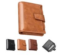 Generico Peachloft Wallet, Peachloft Mens Wallet, Theft Coin Purse, Two-Fold Large Capacity With Multiple Card Slots (Brown)