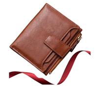Generico Peachloft Wallet - Premium Peachloft Wallet, Men's Blocking Bifold Wallets, PU Leather Slim Multi-Card Holder with Anti-Theft Protection & Zipper Coin Pocket(Brown)