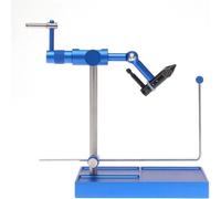 Generico Peak Rotary Fly Tying Vise, Rotary Fly Tying Vise, Peak Fishing Vise with Pedestal Base, 360° Rotation Stainless Steel Fishing Flies Hook Tying Tools, Equipment Fly Fishing Vice Kit