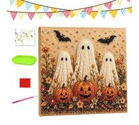 Generico Pearl Art Kit Halloween Ghost DIY Bead Gem Picture Craft Kit