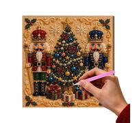 Generico Pearl Art Kits for Adults - 3D Cute Nutcracker | DIY Gem Painting