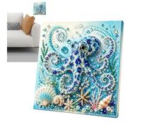 Generico Pearl Mosaic Kit - DIY Beading Set | Framed Canvas Wall Decor