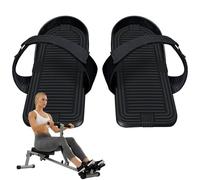 Generico Pedali per Vogatore - Pedali per Vogatore, Sostituzione dei Pedaali per Trainer Portatili Multifunzione | per Bicicletta Regolabili Antiscivolo, Robusti per Attrezzature Fitness per Es