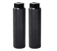 Generico Pedali Posteriori Leva per Piedi per Bici in Lega di Alluminio Neri, Accessorio Robusto ad Alta Durezza per Mountain Bike per Uso Outdoor