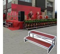 Generico Pedane per Coro a 2/3 Livelli - Gradini per Coro Regolabili, Gradini per discorsi e premiazioni, Piattaforma per podio per scuole, Scala Robusta per Salire (2 Livelli)