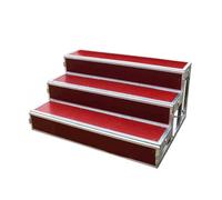 Generico Pedane per Coro Pieghevoli, Piattaforma per palcoscenico in Metallo Antiscivolo, Piattaforma Portatile, (Pedane per Coro Portatili Regolabili - Piattaforma per palcoscenico Antiscivolo a TR