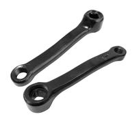 Generico Pedivella Bici, Set di 2 Pedivelle, 127 mm Ricambio per Percorso Lungo Urbano Pinamento Gara Lunga Distanza Guida Braccio pedivellta Strada Allenamento Ciclismo