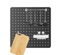Generico Peg Board Panel, Wall Mounted Organizer, Space-Saving Desk Storage with Multi-Hook Design, Craft Board and Utility Rack for Office, Kitchen, Students, Living Room, Study Use