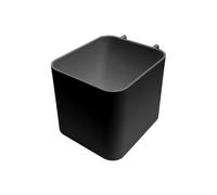 Generico Pegboard Cup Holder - Wall Mounted Floating Shelf, Storage Box Organizer | No Drilling Pegboard Accessories System, Square Storage Container Solution for Makeup Office Kitchen Bathroom Use