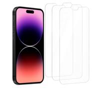 Generico Pellicola Protettiva Idrogel HD per iPhone 14 Pro [3 Pezzi] | Ultra Trasparente, Auto-rigenerante, Anti-Bolle | Kit Montaggio Incluso (Panni, Raschietto, Microfibra) | Alta Sensibilità Touch