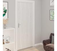 Generico Pellicole Autoadesive per Porte 2 pz Legno Bianco 210x90 cm PVC,Trattamenti per finestre,Pellicola per finestre-146111