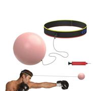 Generico Pelota De Boxeo | Equipo De Compacto Y Ajustable De Boxeo Interior con Cinta para La Cabeza | Pelota De Ejercicio Inflable - para Mejorar Velocidad De Golpeo Y Reflejos En Casa