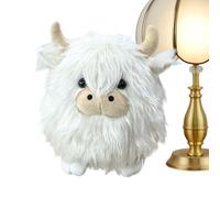 Generico Peluche a Forma di | 20 cm Bambola Carina e Abbracciabile Giocattolo,Mucche di Peluche con Pelo Lungo - Per Bambini Adulti Casa Asilo Divano Scaffali Decorazione per la Camera da