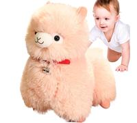 Generico Peluche Alpaca - Simpatica Bambola Lama | Da Abbraccio In Peluche Da 25 Cm, Morbidi Cuscini Lunghi In Alpaca, Animale Di, Soffice Regalo Di San Per L'arredamento Della