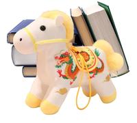 Generico Peluche Anno Del Cavallo - Bambola Morbida E Confortevole 2026,Peluche Cavallo Fortunato - Per Compleanno Natale Celebrazione Decorazione Casa Camera Dei Bambini Feste Collezione Esposizione