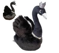 Generico Peluche Bianco Con Corona - Morbido Animale Di, Simpatico Cuscino Da Abbracciare, Decorazione Per La Camera Dei Bambini, Regalo Per Bambini, Asilo, Camera Da, Sala Giochi, 25x10