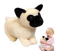 Generico Peluche Bulldog Giocattolo | Bulldog Morbido In Peluche | 18 cm Decorativo per Bambini Ragazzi Adulti Camera Divano Auto Casa Compleanno San