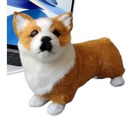 Generico Peluche Cane | Bambola Morbida Decorativa | Cagnolino Giocattoli Di Peluche,Per Soggiorno Camera da Letto Cucina Ufficio Finestra Compleanno Viaggio Festa Regalo di Benvenuto Bambini