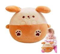 Genérico Peluche Cane - Piccola decorazione per la casa | Giocattoli di peluche per cuccioli, per bambini e ragazze, regalo di compleanno, Natale, viaggio, camera da , auto, scaffalatura ufficio