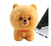 Generico Peluche Cane Realistico | Decorazione realistica morbida e carina,Cane Peluche Giocattolo,Per Fidanzata Bambini Uomini Famiglia Adolescenti Giovani Figlio Figlia Ragazzi Ragazze