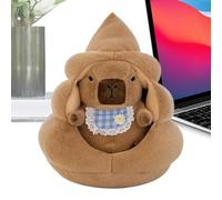 Genérico Peluche Capibara Bello - Capibara abbracciabile con morbido,Giocattolo di peluche morbido per compleanno Natale bambini asilo decorazione casa