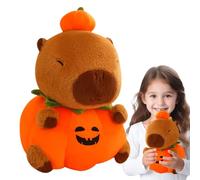 Generico Peluche Capibara - Peluche Capibara Zucca | Bambola di Abbracciabile per Ragazzi Camera dei Bambini Soggiorno Stanza dei Giochi Auto Aula Viaggi