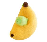 Generico Peluche Capybara - 35 cm Banana Cartone Animato - Morbido Imbottito Bambola - Per Casa Compleanno Scrivania Salotto Divano Scaffale Amico Bambini Fan Ragazzi Ragazze Appassionati