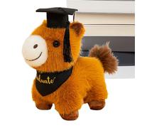 Generico Peluche Cavallo per Laurea | Cuscino da Abbraccio,Peluche Morbido Abbracciabile Laureato | per Abbracciare, un, Rilassarsi, Collezionare, in Camera da, nella Nursery, sul, sul Divano, in Uf