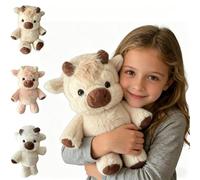 Generico Peluche Cinghiale Che Corre, Peluches Vitello, Adorabile Figura Giocattolo Di Peluche, Per Bambini E Bambine Comfort Supporto Cameretta Casa Divano Mensole Decorazione Oggetti Da Collezione