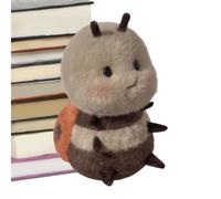 Generico Peluche Coccinella,Animale Seduto Morbido - Giocattolo con Faccina Timida Bambola Morbida per Bambini Decor per Divano Casa Aula