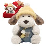 Generico Peluche Cucciolo Cane,Morbido Giocattolo Peluche - Bambola 32 Cm Per Decorazione Camera Divano Auto Compleanno San Regalo Per Tutta La Famiglia