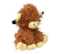 Generico Peluche Delle Highlands - Morbido Animale Di, Design Realistico Marrone Soffice Con, Statuetta Snodabile In Piedi Alta 24 Cm, Tessuto Di Qualità Durevole Con Imbottitura In Cotone -