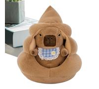 Genérico Peluche di Capibara Bello | Bambola di Capibara Accompagnatore con - Peluche Animale Morbido per Decorazione Camera da Letto Soggiorno Regalo Compleanno Natale
